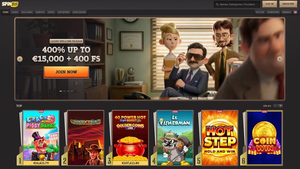 review over spinboss casino zonder cruks nederland