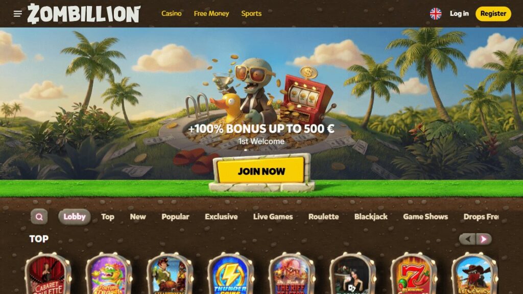 review over zombillion casino zonder cruks registratie